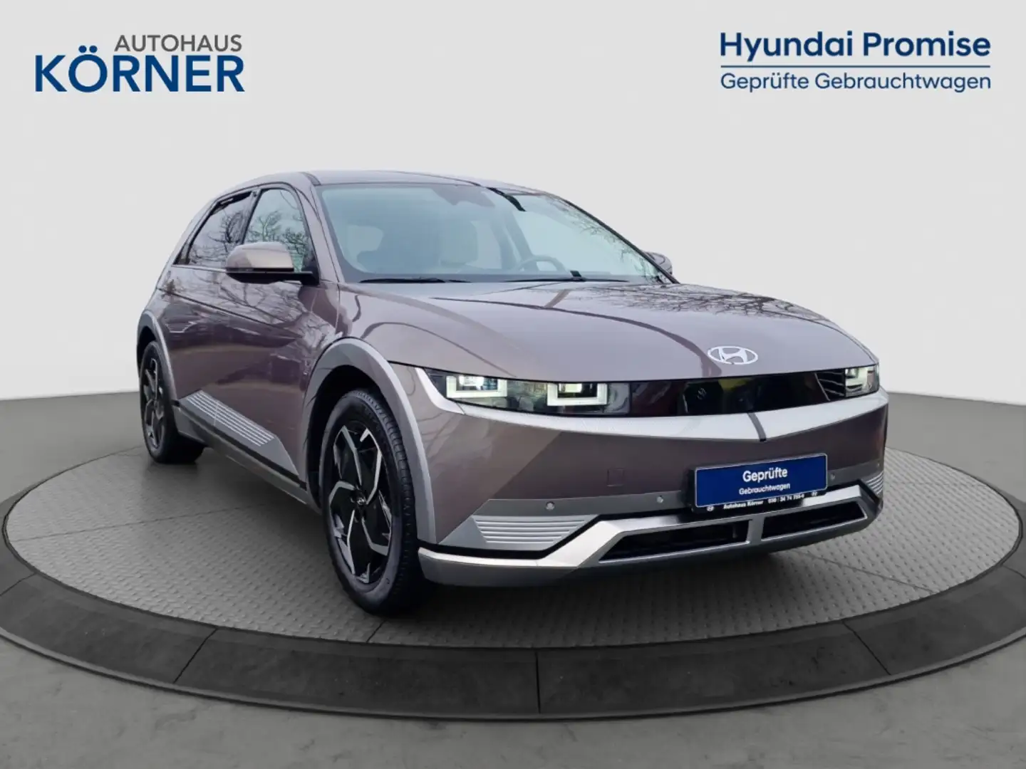 Hyundai IONIQ 5 TECHNIQ 58kWh *LED*LEDER*CARPLAY*CAM* Сірий - 1