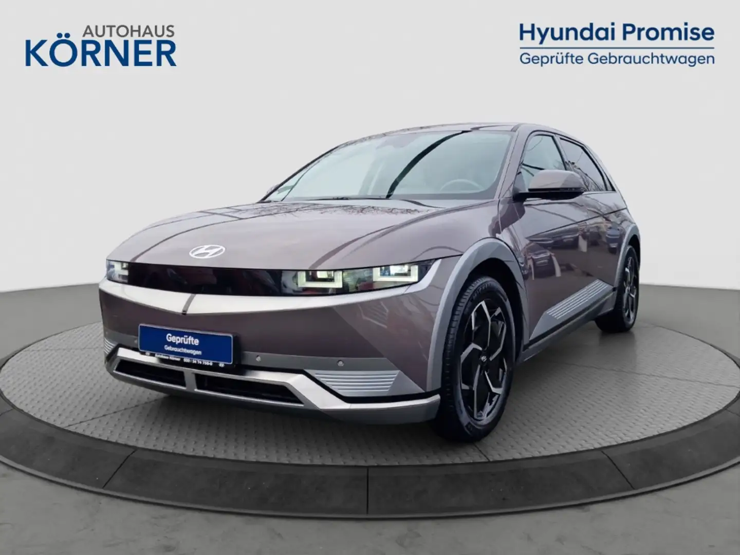 Hyundai IONIQ 5 TECHNIQ 58kWh *LED*LEDER*CARPLAY*CAM* Сірий - 2