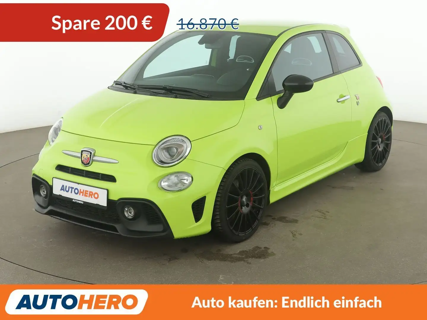 Abarth 595 1.4 Pista *NAVI*PDC*ALU*KLIMA*DAB*1.HAND* Grün - 1