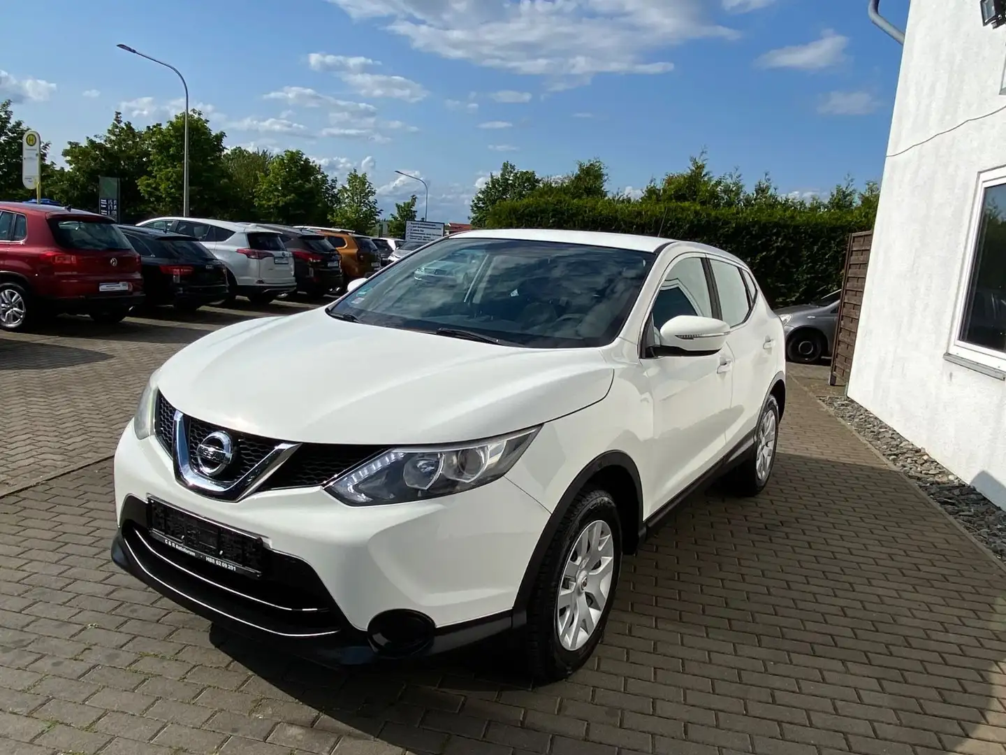 Nissan Qashqai Visia 1.2 Klimaanlage/Standh/6-Gang/LED Blanco - 2