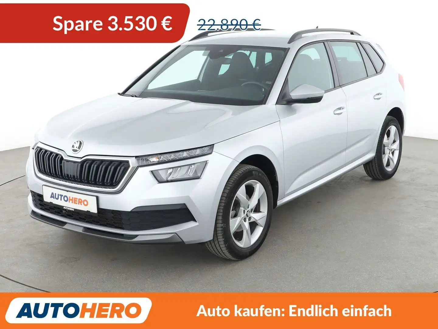 Skoda Kamiq 1.5 TSI ACT Ambition Aut.*NAVI*CAM* Silber - 1