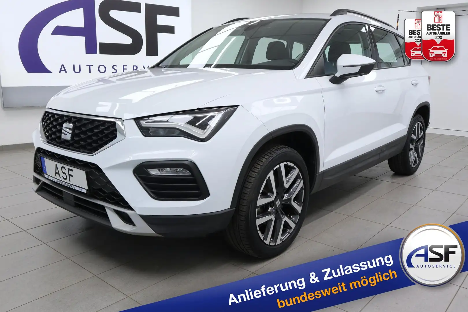 SEAT Ateca Style #Kamera hi #ACC #Navi #Sprachst. #LED-Sch... Blanc - 1
