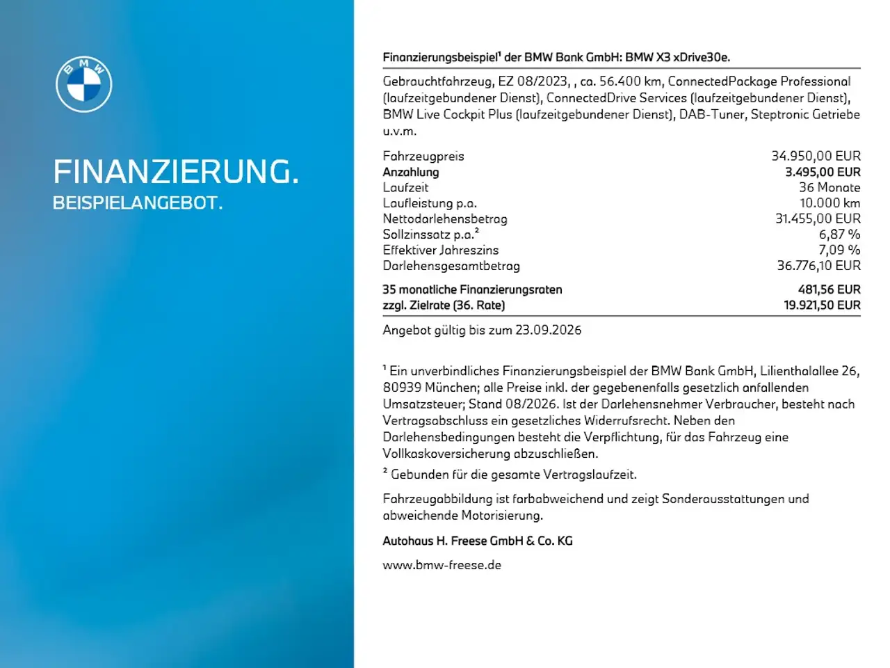 BMW X3 xDrive30e RFK XDRIVE SPORTSITZE LED SHZ DAB, миниатюра 11