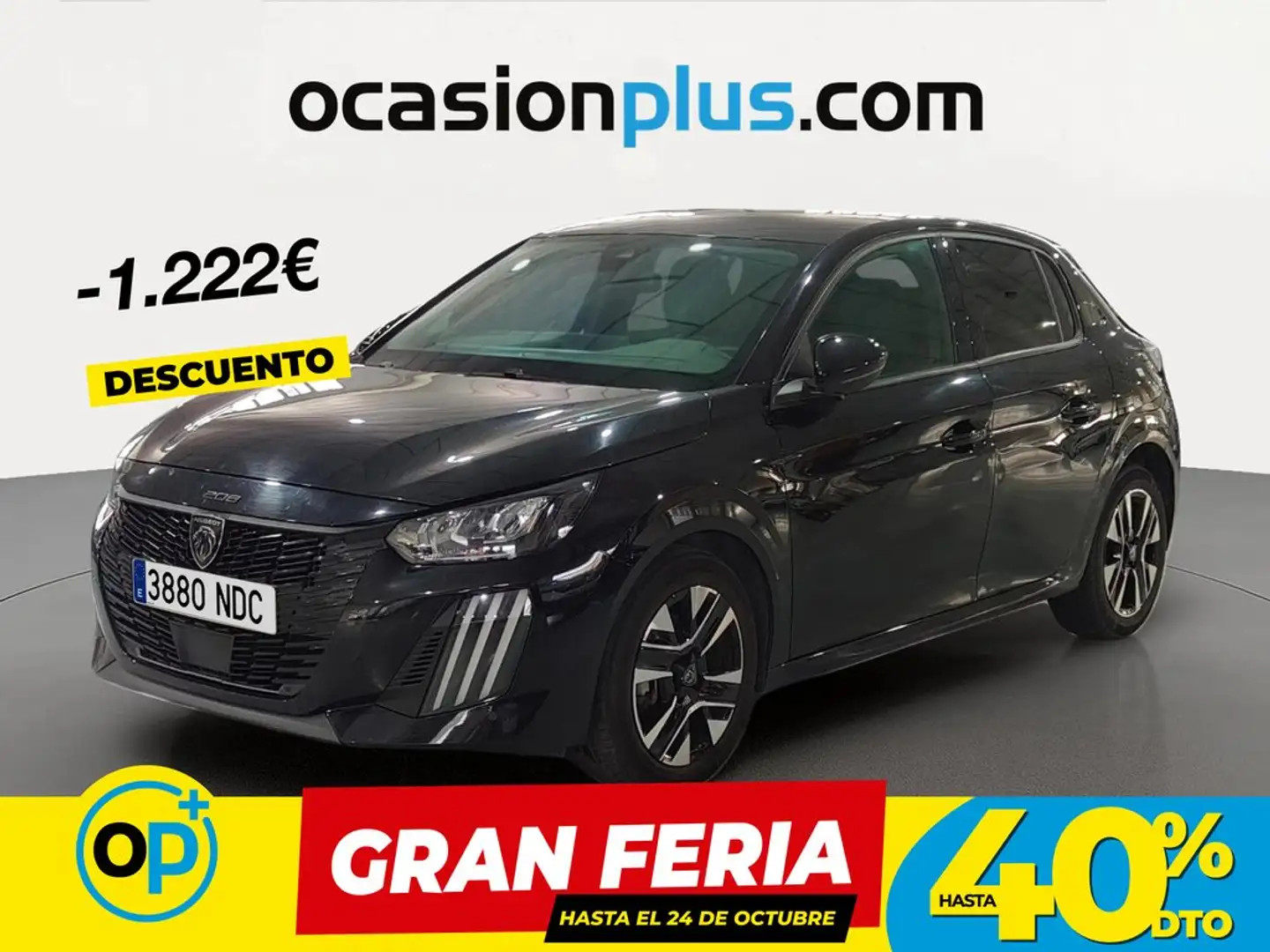 Peugeot 208 1.2 Puretech S&S Allure 100 Negro - 1