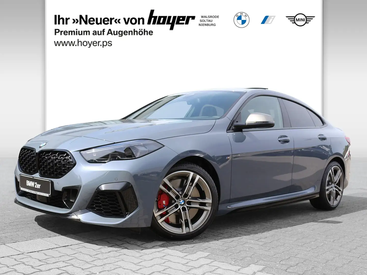 BMW 235 M235i xDrive Gran Coupe LED HUD Pano Harman Kardon Grau - 2