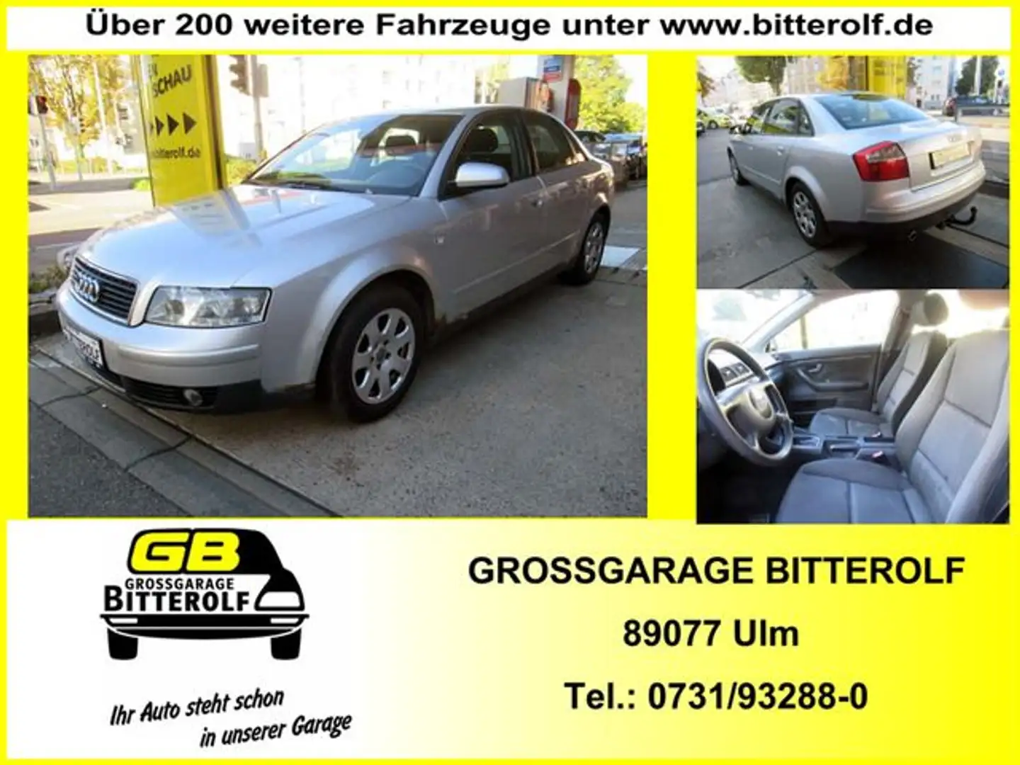 Audi A4 2.0 Limousine Klima/AHK/2xEFH/SHZ Argent - 1