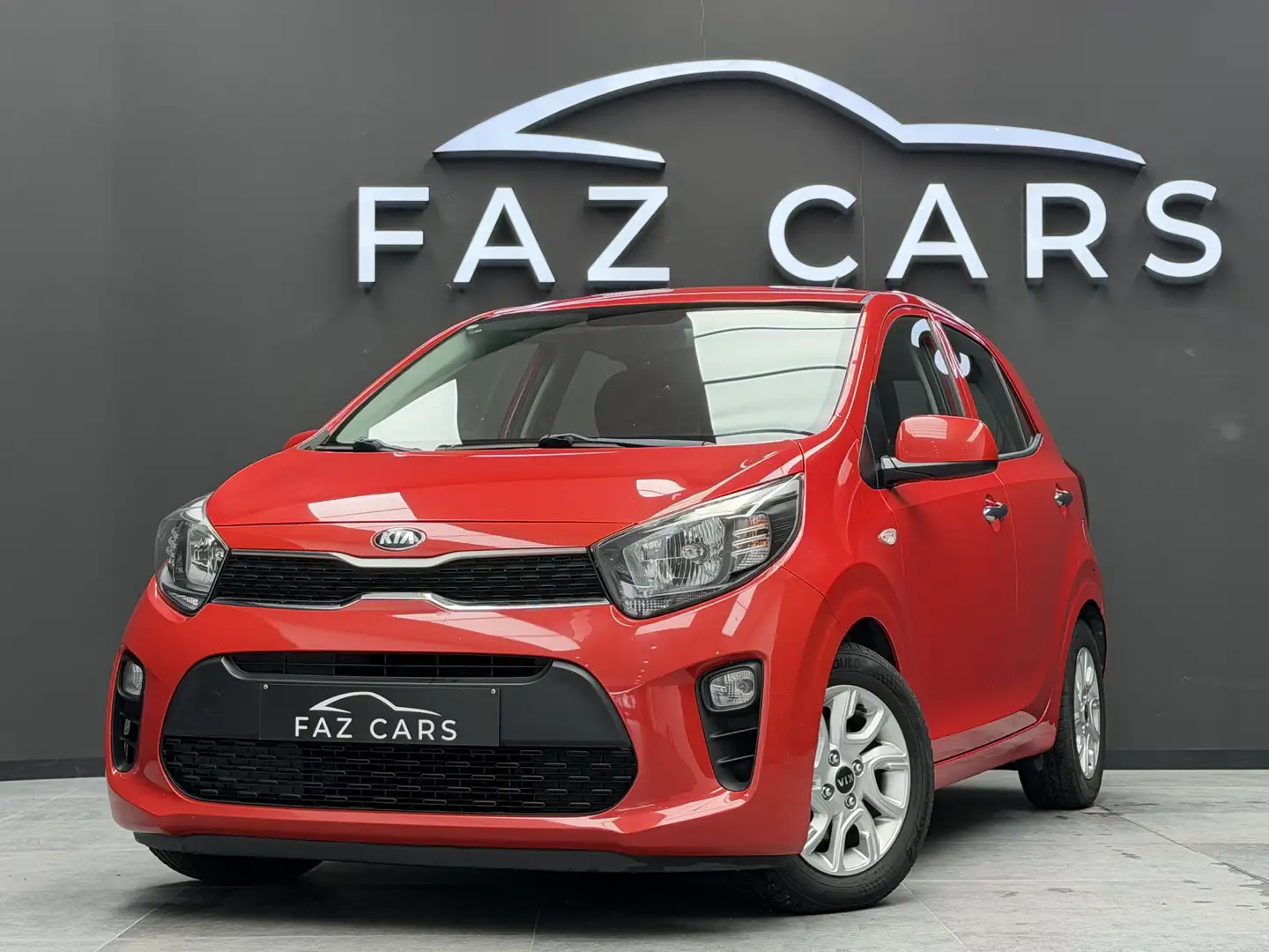 Kia Picanto 1.0i * 1ER PROP + GPS + CAMERA + CLIM + GARANTIE * Rosso - 1