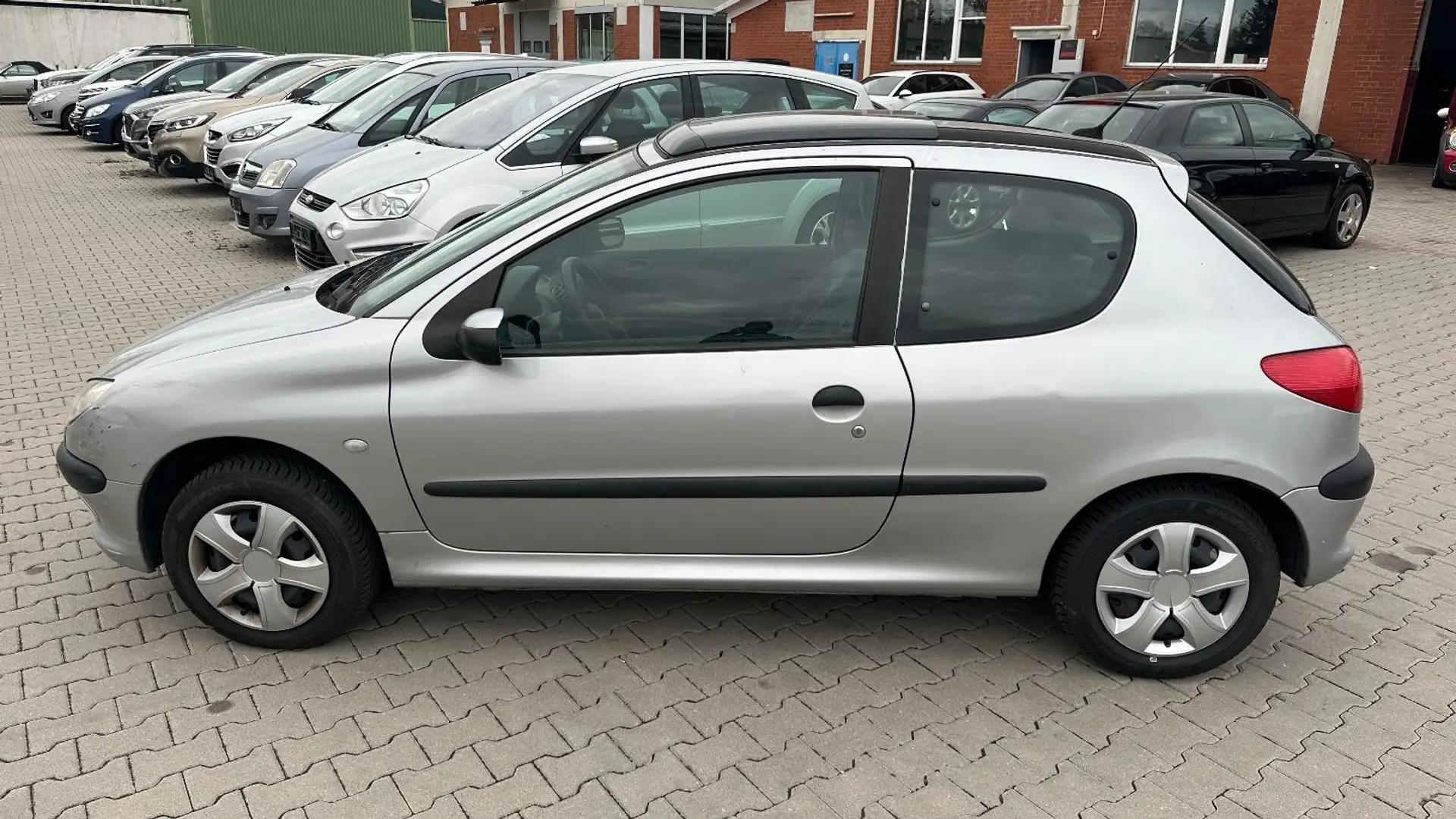 Peugeot 206 #Automatik#Schiebedach#HU AU NEU Silber - 2