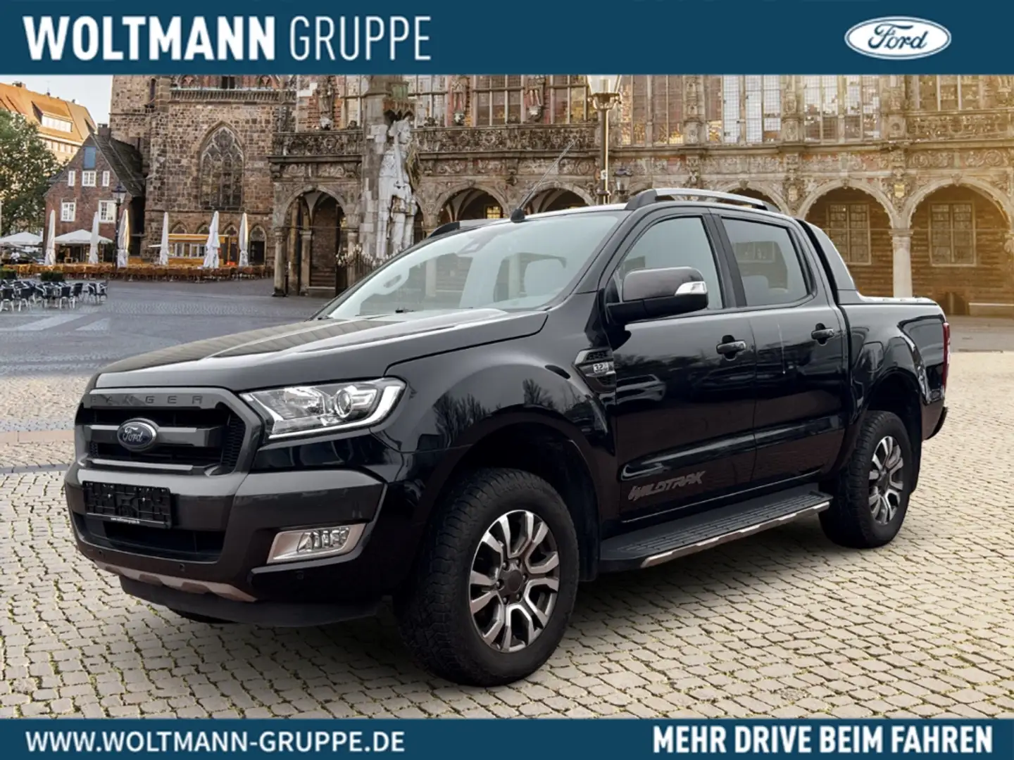 Ford Ranger Wildtrak Doppelkabine 4x4 3.2 TDCi AHK Navi, DPF n Schwarz - 1