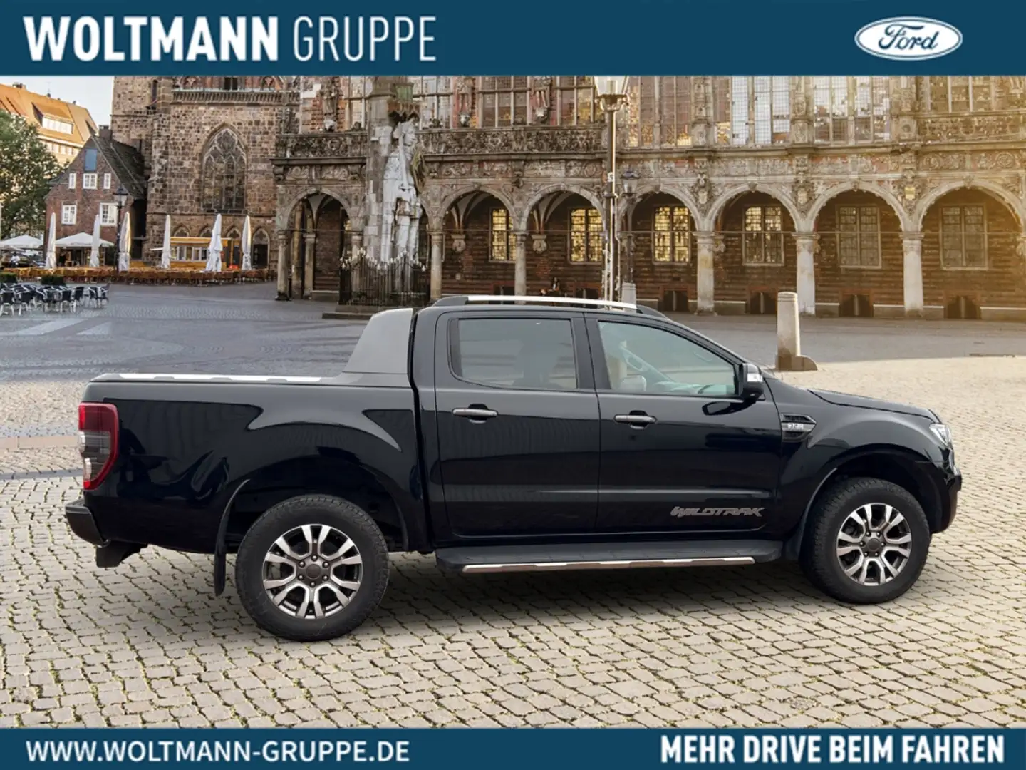 Ford Ranger Wildtrak Doppelkabine 4x4 3.2 TDCi AHK Navi, DPF n Schwarz - 2
