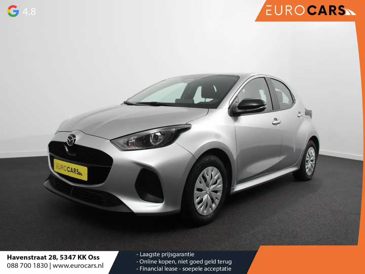 Mazda 2 Hybrid 1.5 Prime-line Airco Adaptieve cruise contr Zilver - 1