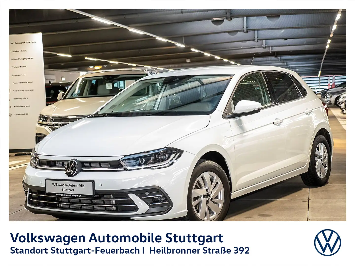 Volkswagen Polo 1.0 TSI Style DSG Navi Tempomat Weiß - 2