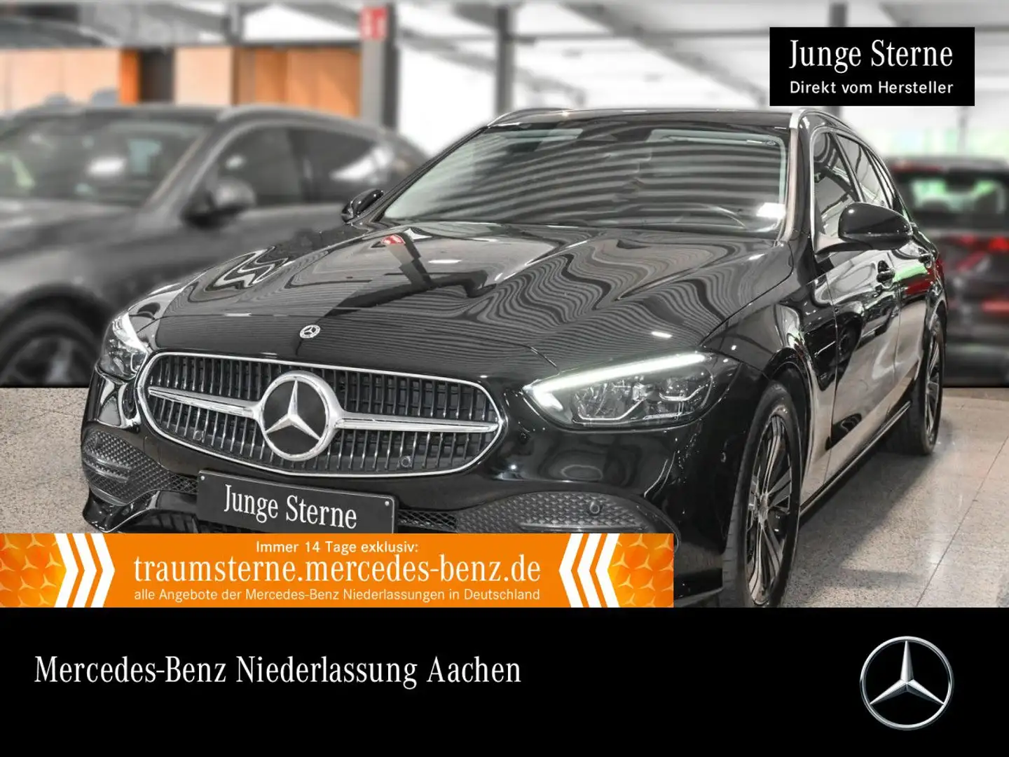 Mercedes-Benz C 200 d T AVANTG+LED+KAMERA+TOTW+KEYLESS+9G Nero - 1
