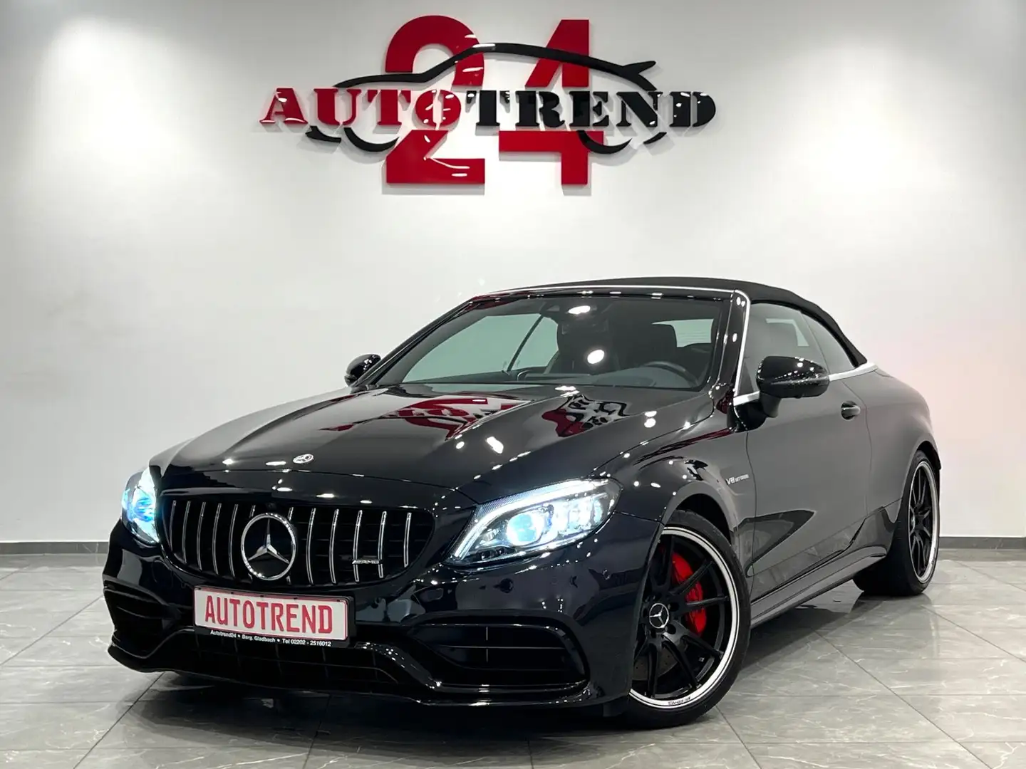Mercedes-Benz C 63 AMG S Cabriolet DRIVERS PACKAGE+HUD+360KAM Schwarz - 1