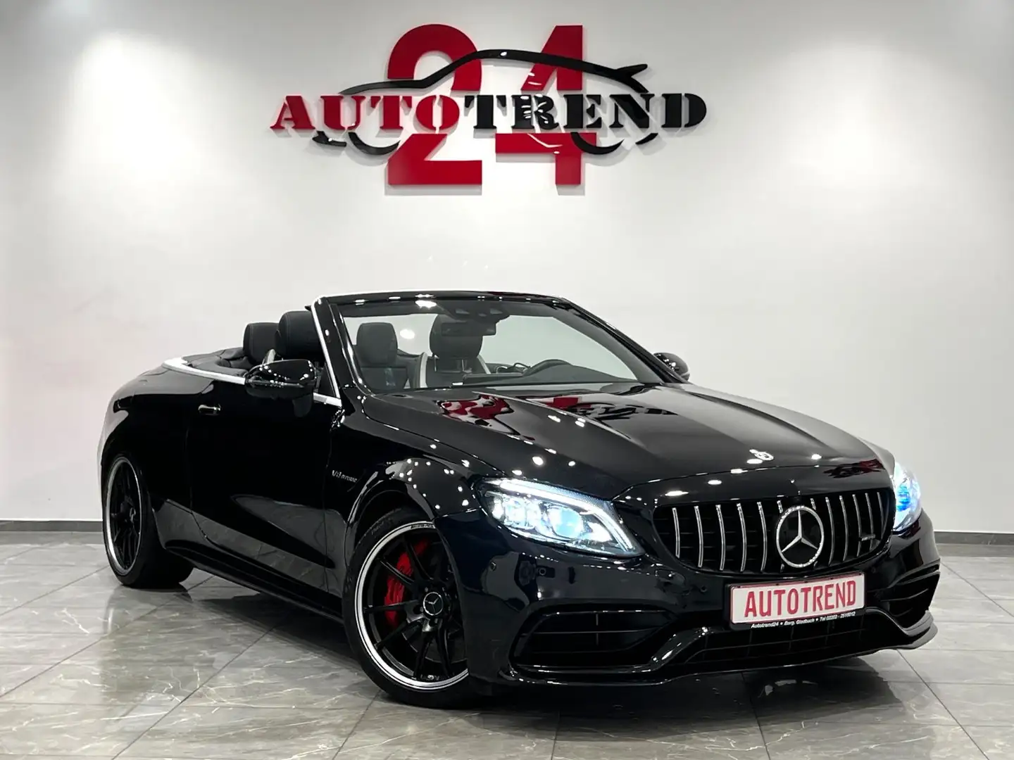 Mercedes-Benz C 63 AMG S Cabriolet DRIVERS PACKAGE+HUD+360KAM Schwarz - 2