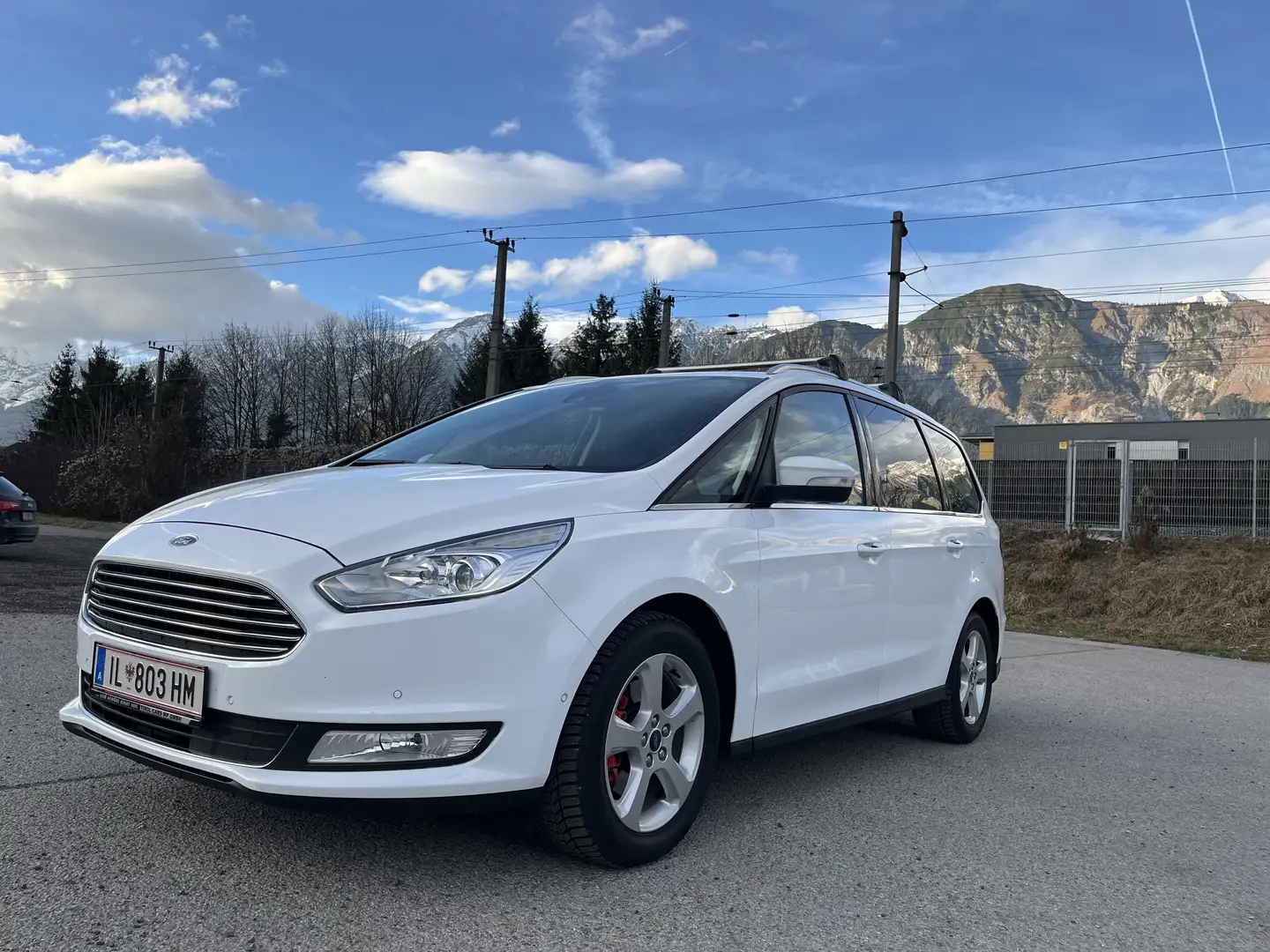 Ford Galaxy 2,0 TDCi Titanium Start/Stop-System Powershift Weiß - 2