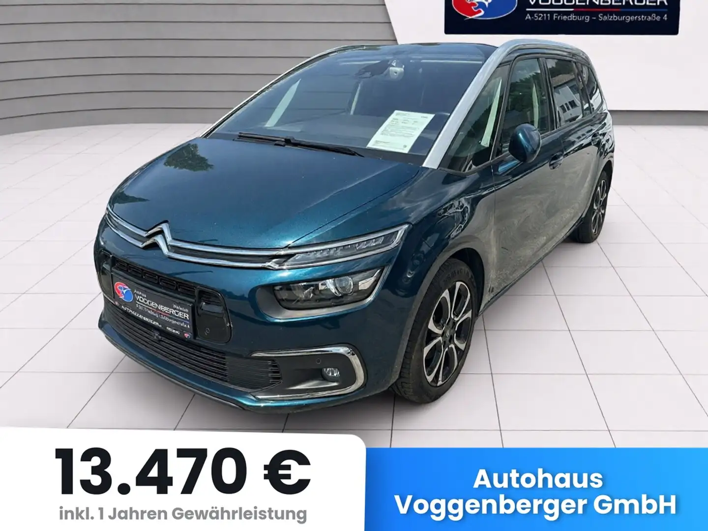 Citroen Grand C4 SpaceTourer Grand C4 Spacetourer BlueHDI 130 S&S EAT8 Shine Blau - 1