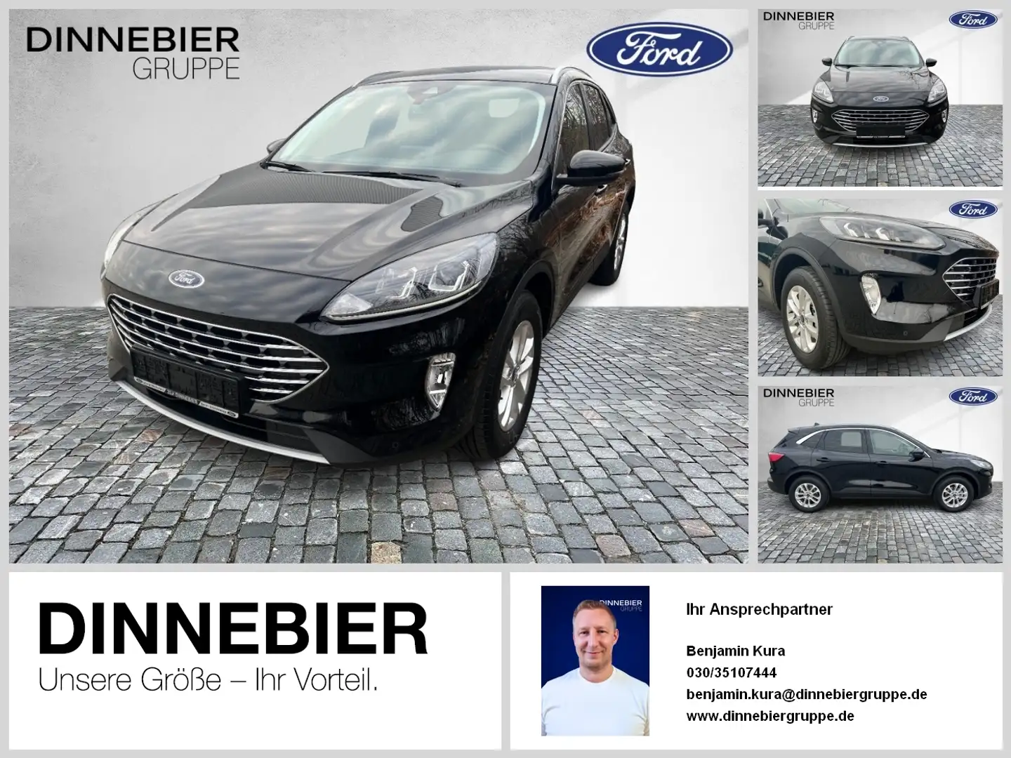 Ford Kuga Titanium Navigation+Kamera+Winterpaket Noir - 1