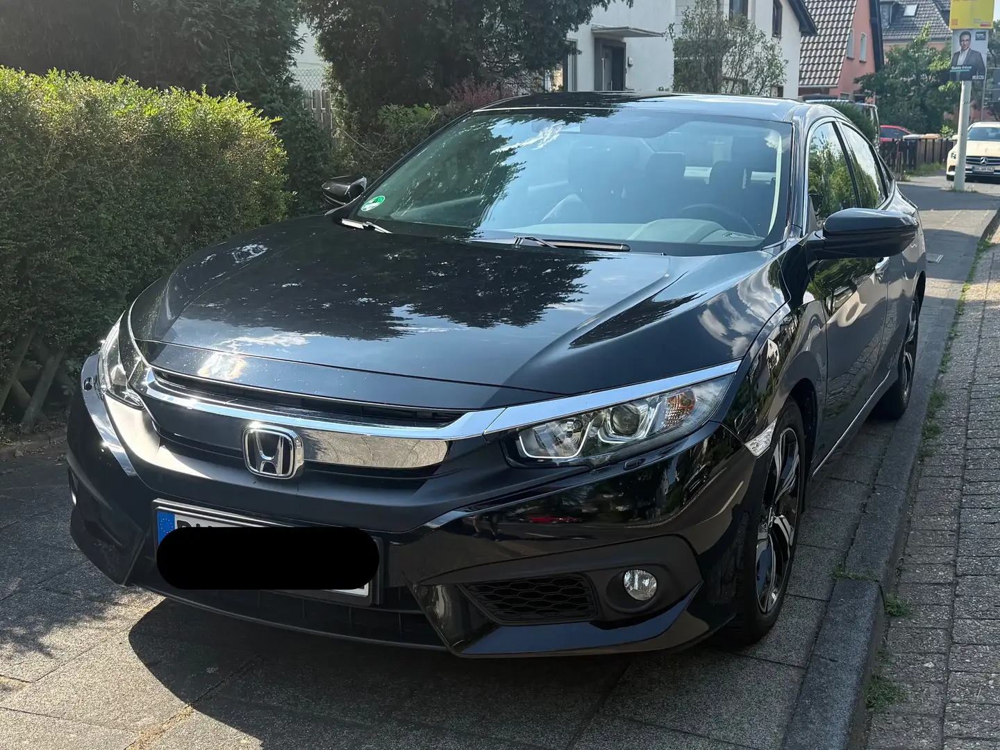Honda Civic Civic Limousine Diesel 1.6 i-DTEC Atm. Elegance Schwarz - 2