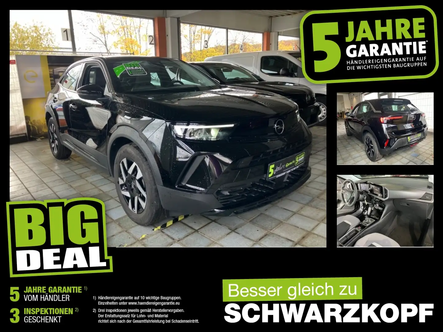 Opel Mokka 1.2 T Fin. ab 2,99% Kima,Rückfahrkamera Schwarz - 1