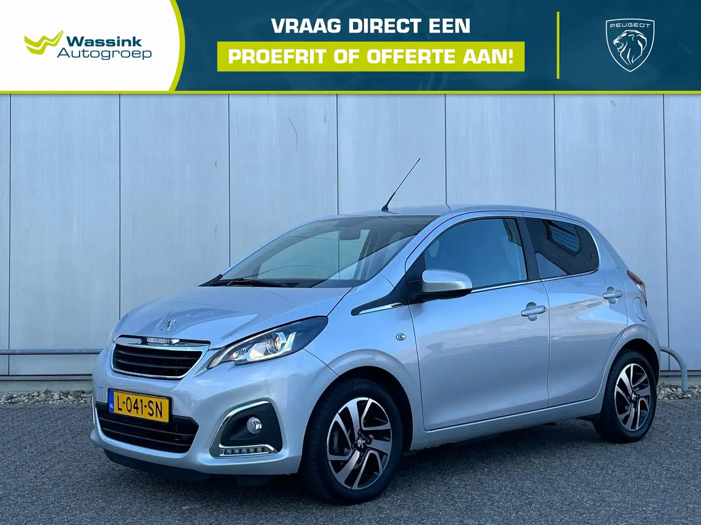 Peugeot 108 72pk 5 Drs Allure | Carplay/android auto | DAB | A Grijs - 1