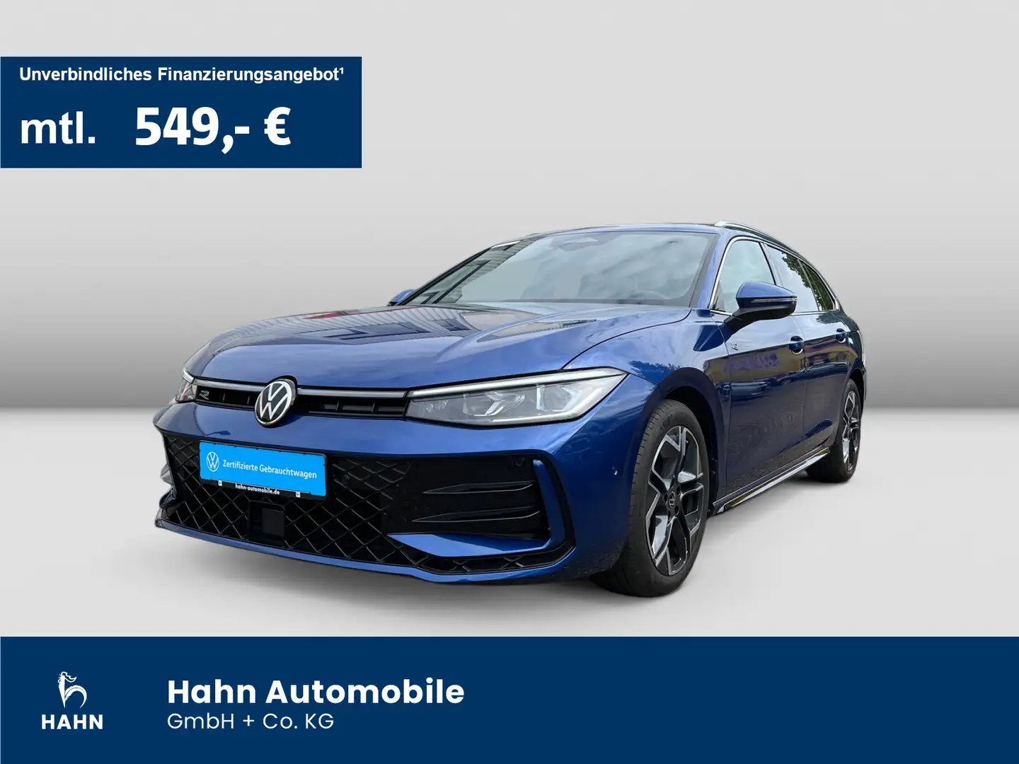 Volkswagen Passat Variant 2.0 TDI R-Line DSG MATRIX AHK ACC Blau - 1