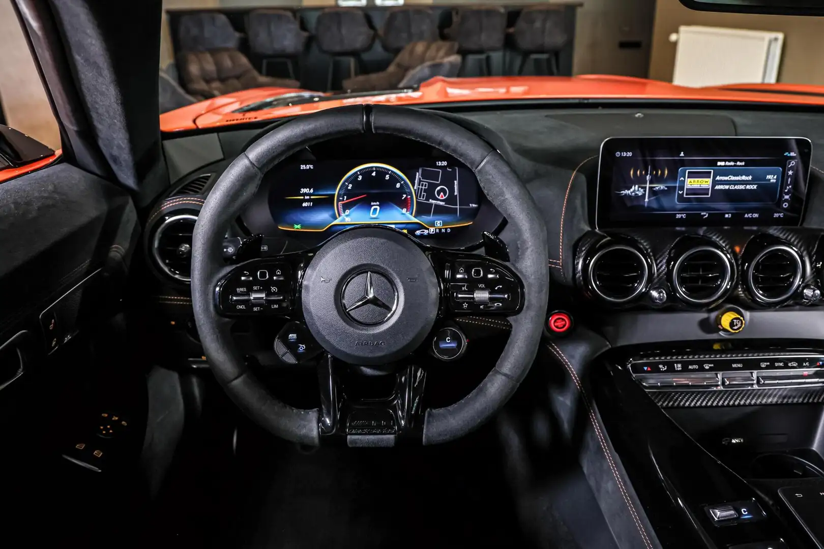 Mercedes-Benz AMG GT 4.0 Black Series Magmabeam|TrackPace|Carbon Oranžová - 2