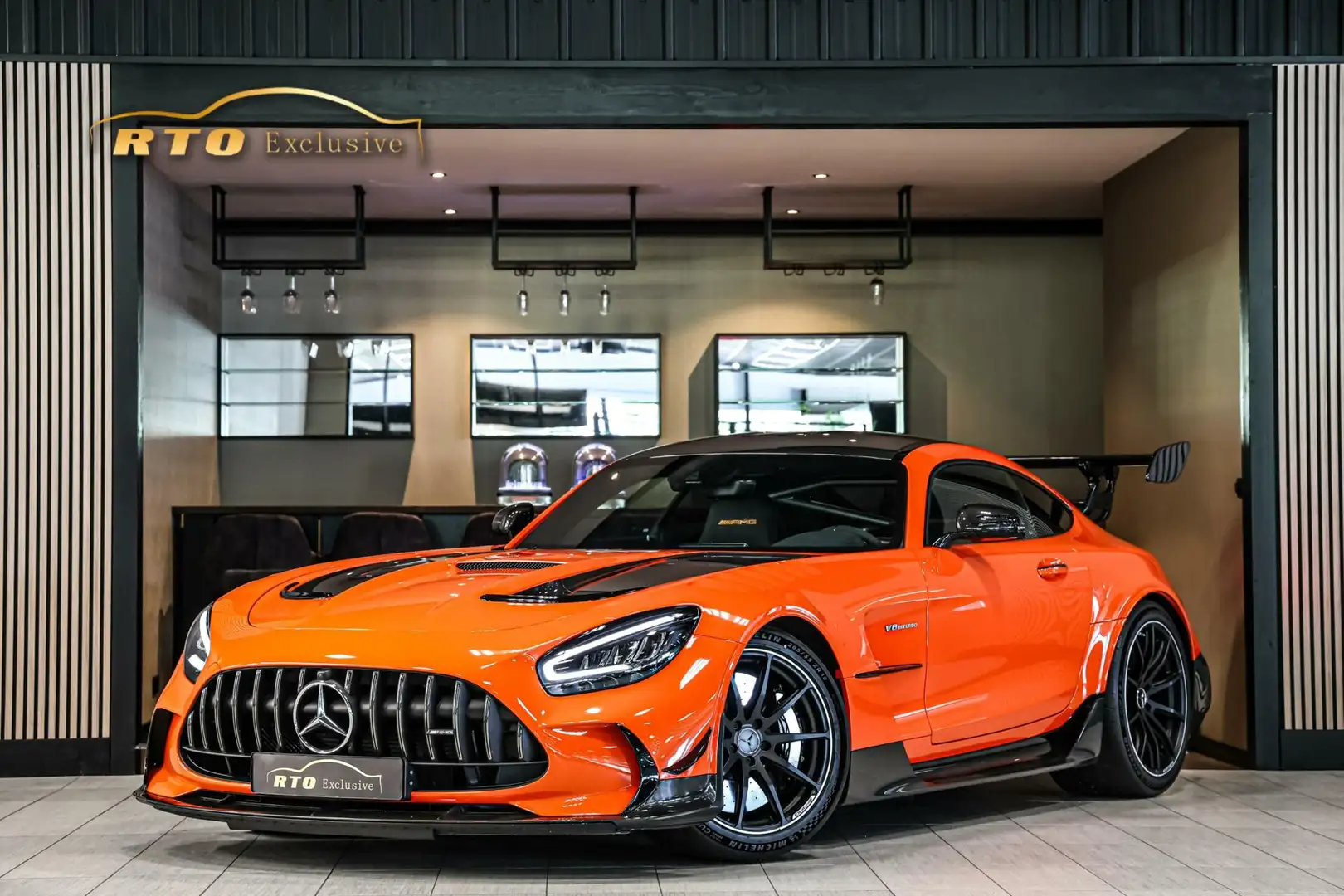 Mercedes-Benz AMG GT 4.0 Black Series Magmabeam|TrackPace|Carbon Oranžová - 1