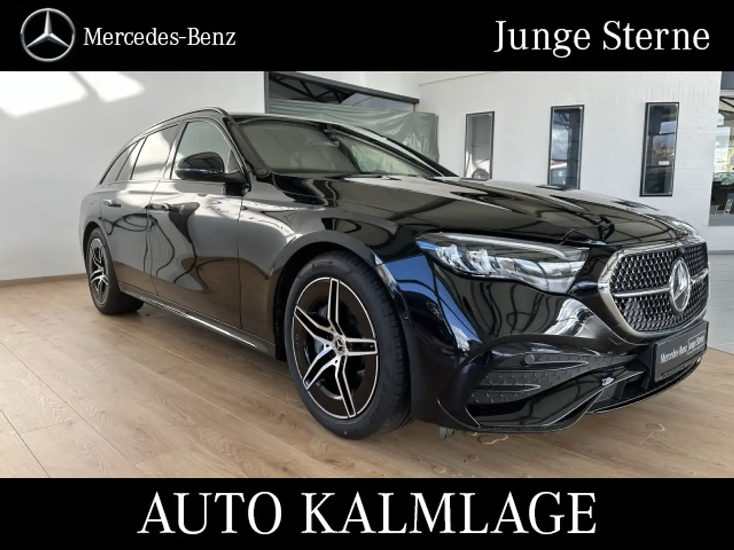 Mercedes-Benz E 220 E 220 d T AMG AHK+KAMERA+DISTRONIC+TOTWINKEL Navi Negro - 1