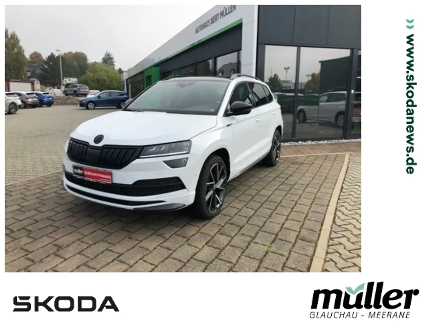 Skoda Karoq Sportline 4x4 AHZV Navi Panoramadach Blanco - 1
