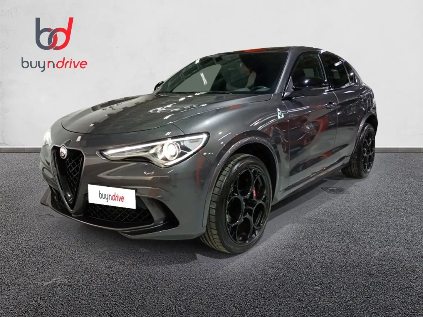 Alfa Romeo Stelvio 2.9 Bi-Turbo Q4 Quadrifoglio AT8 Gris - 1