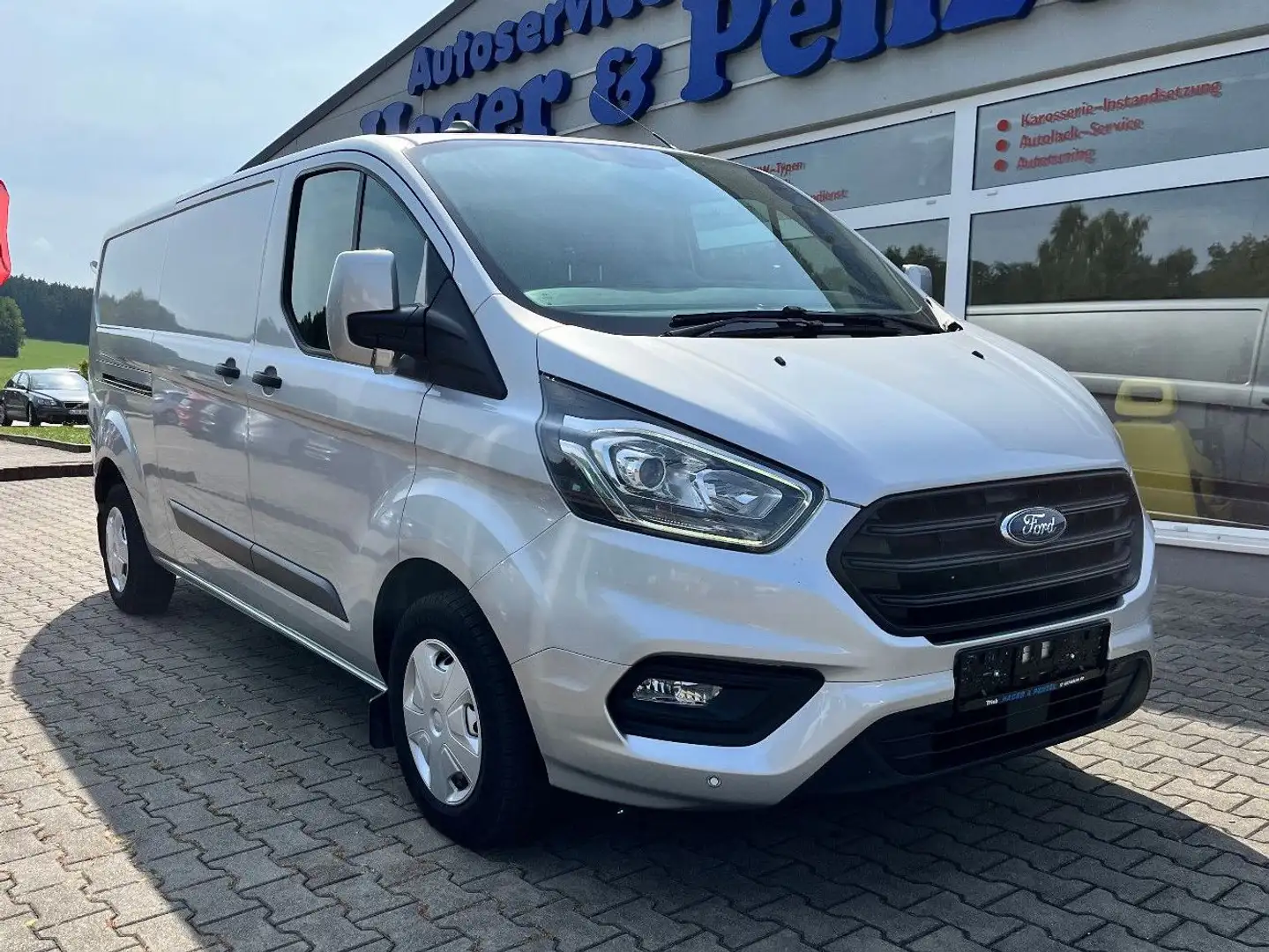 Ford Transit Custom mit Regalsystem Klima PDC Argent - 1