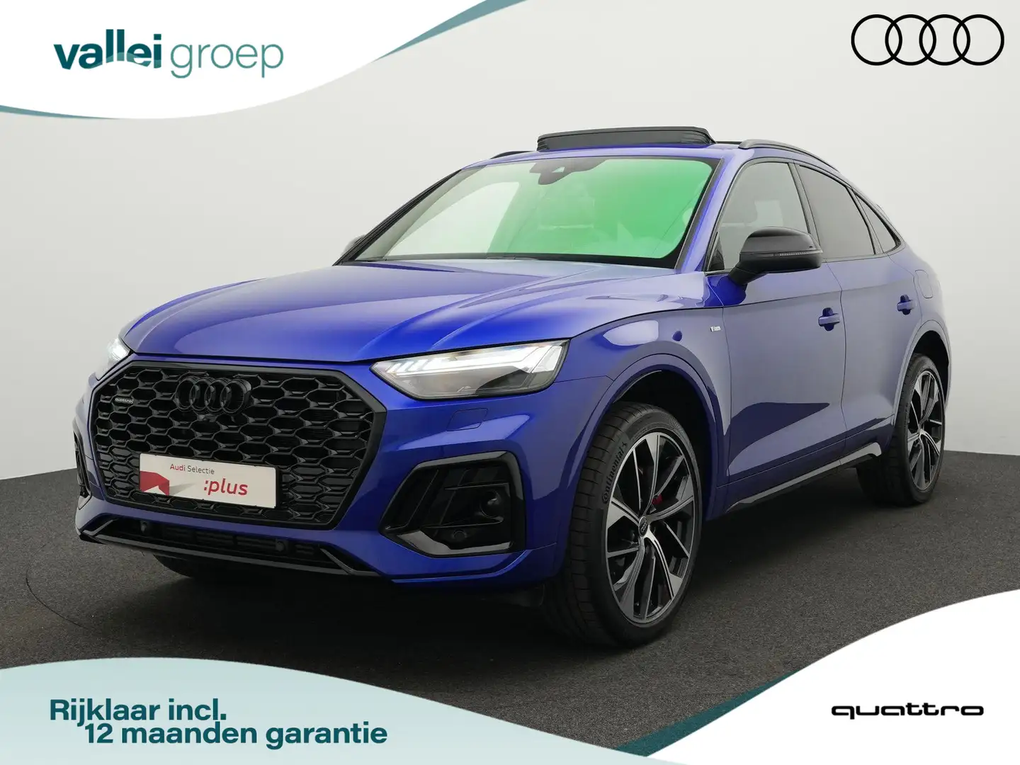Audi Q5 Sportback 55 TFSI e 367 pk S-tronic S edition Comp Blauw - 1