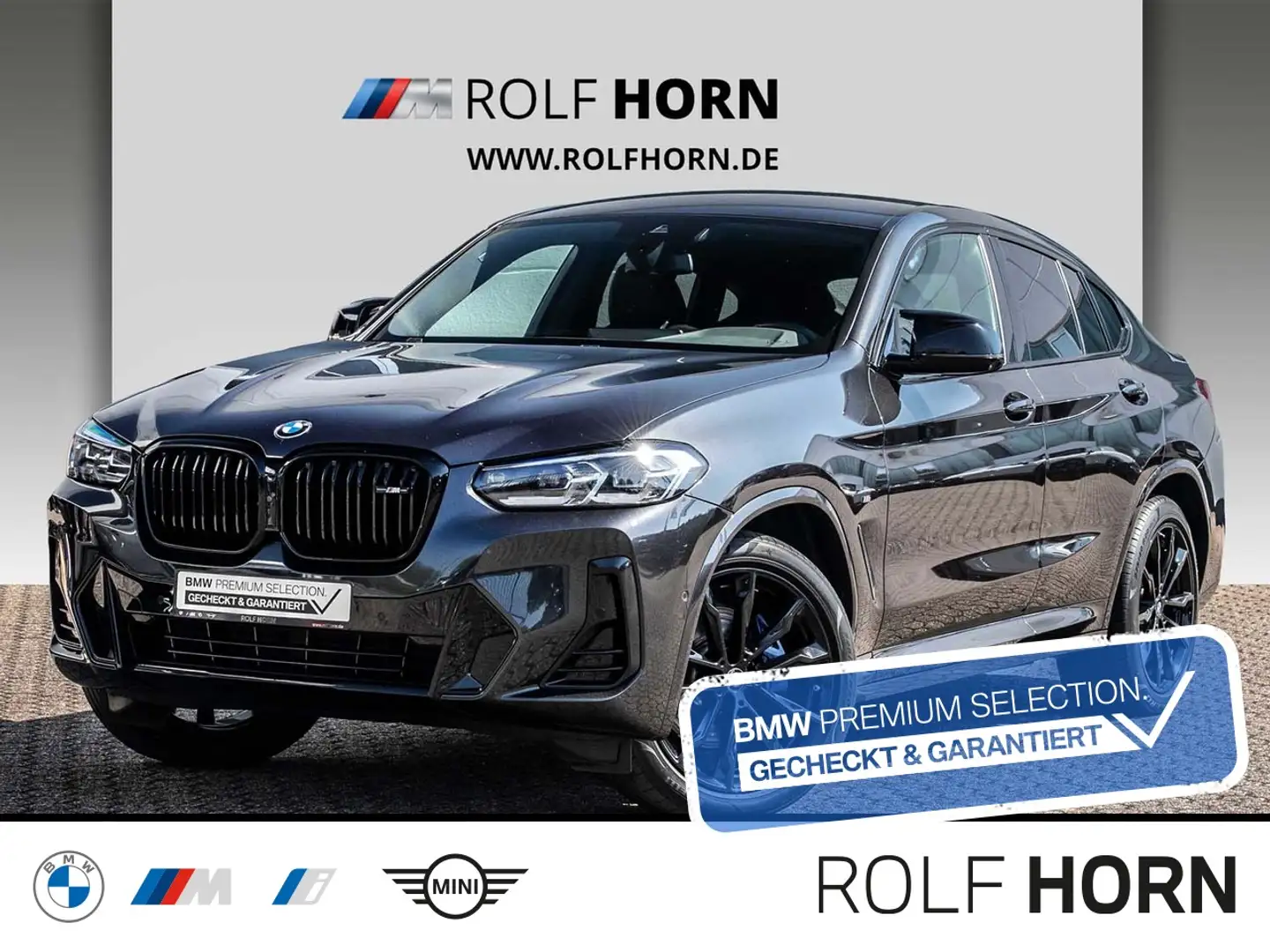 BMW X4 M40d Autom Navi LED Klima H/K RFK DAB 20" Gris - 1
