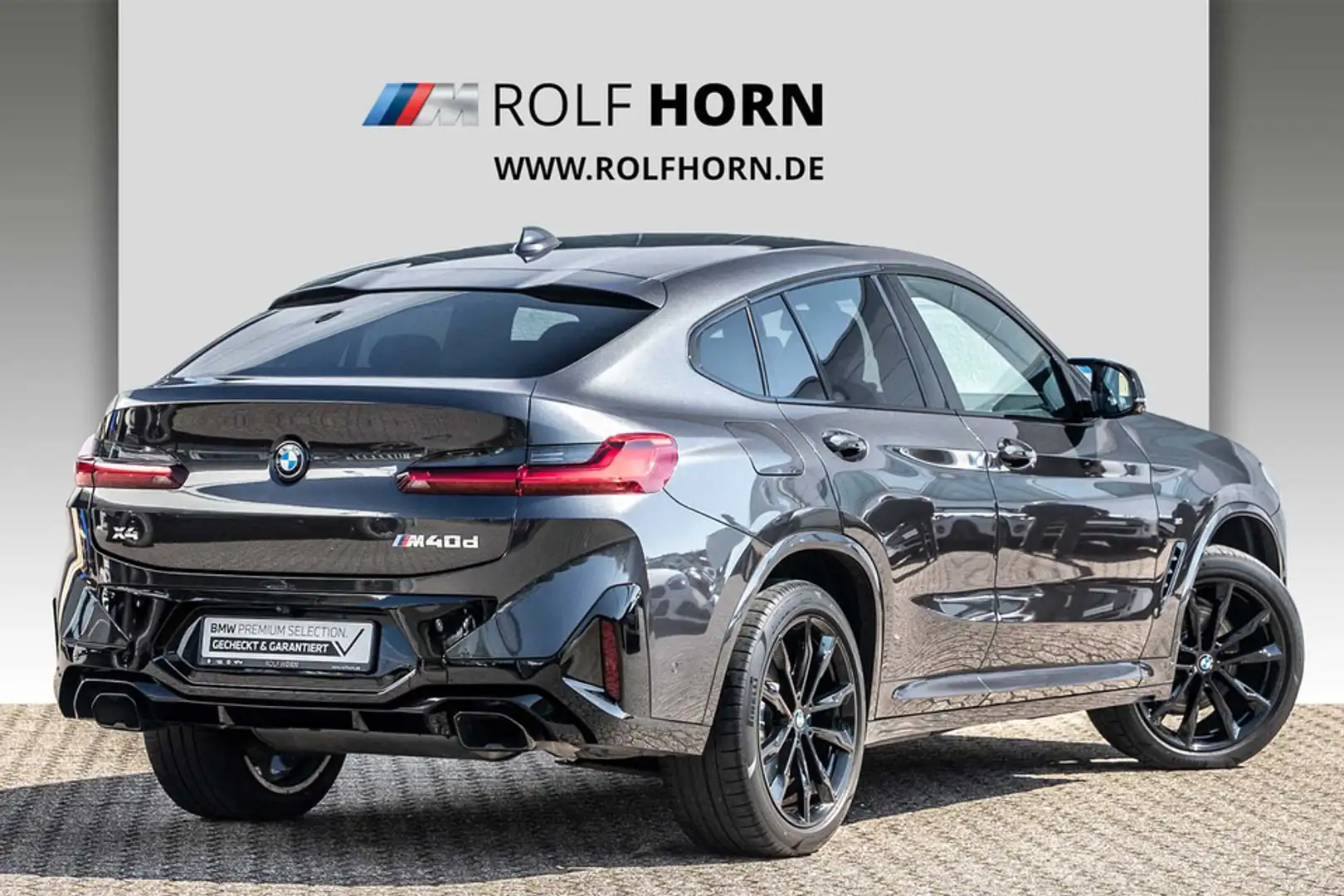 BMW X4 M40d Autom Navi LED Klima H/K RFK DAB 20" Grau - 2