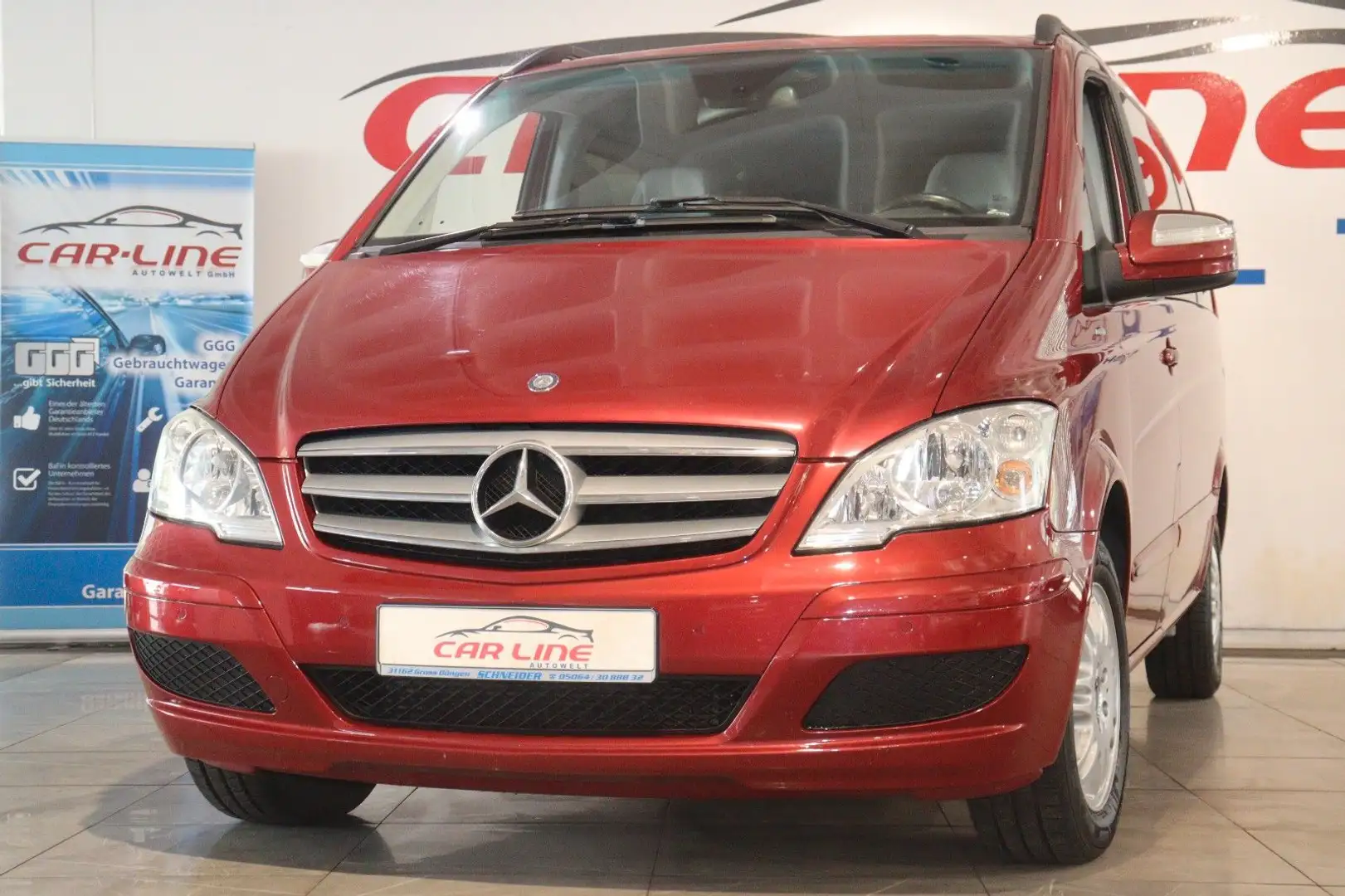 Mercedes-Benz Viano 2.2 CDI Trend Edition lang *AHK 2,5t*PDC* Rot - 1