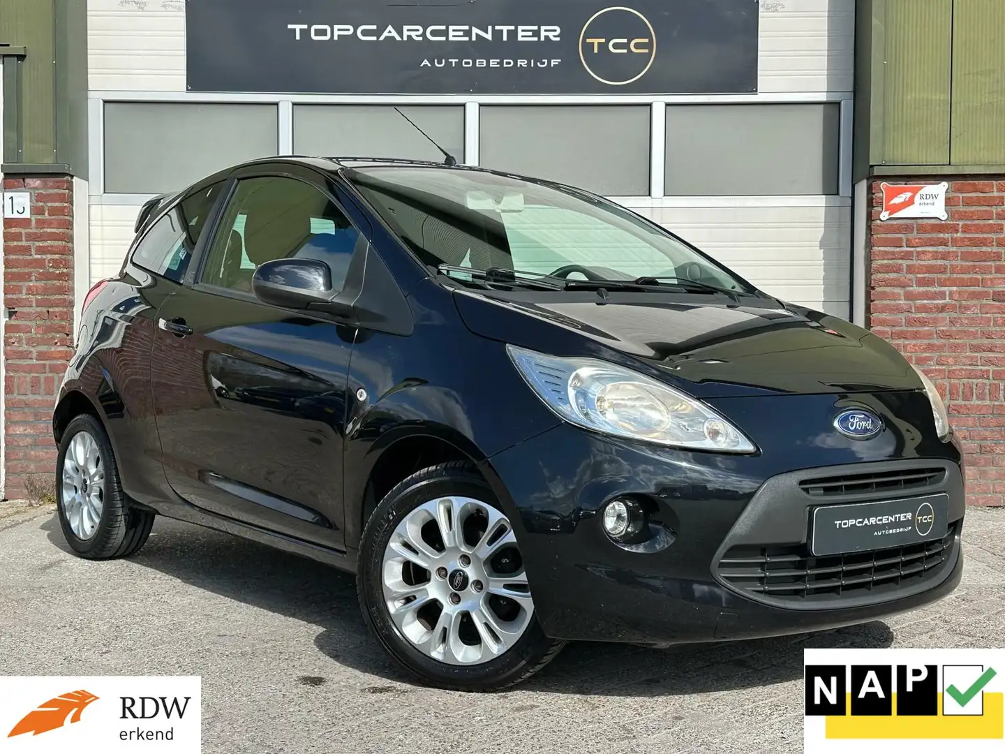 Ford Ka/Ka+ 1.2 Titanium/AIRCO/LM.VELG/SPOILER/APK/NAP Negro - 1