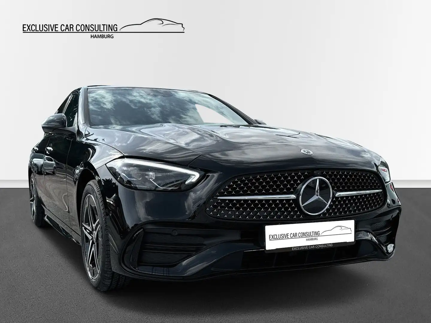Mercedes-Benz C 300 e AMG Line *Pano *Headup *Memory *360° Schwarz - 2