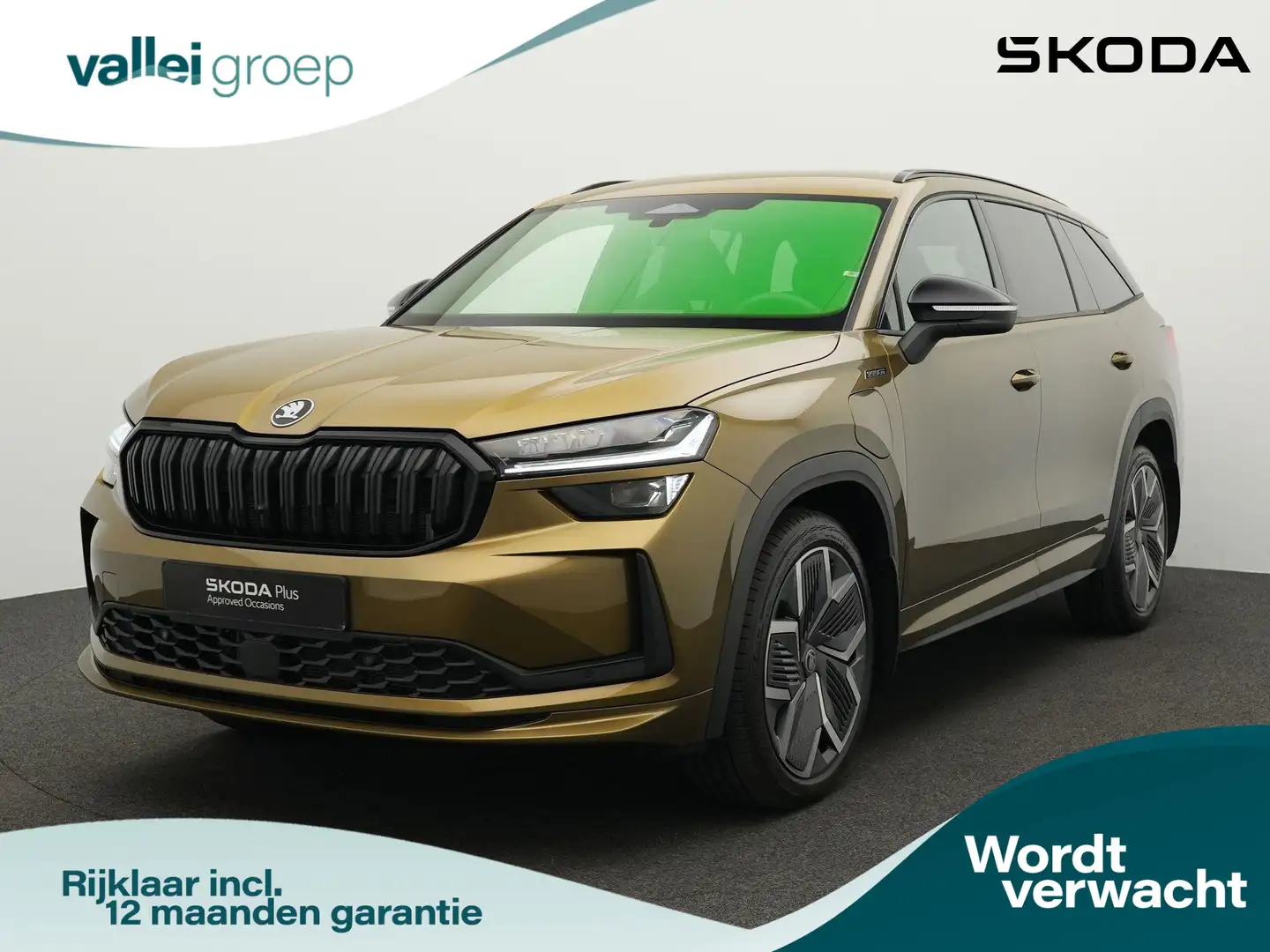 Skoda Kodiaq 1.5 TSI 204 pk DSG PHEV Sportline Business | Geheu Goud - 1