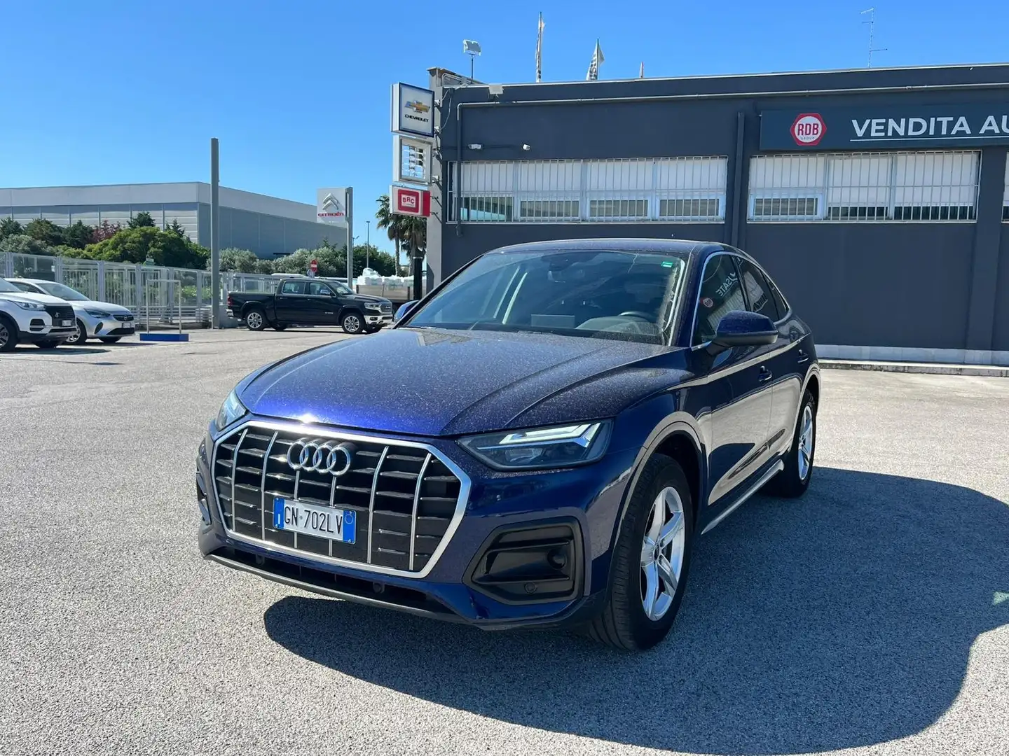 Audi Q5 Q5 Sportback 35 2.0 tdi mhev  Business Advanced Blau - 1