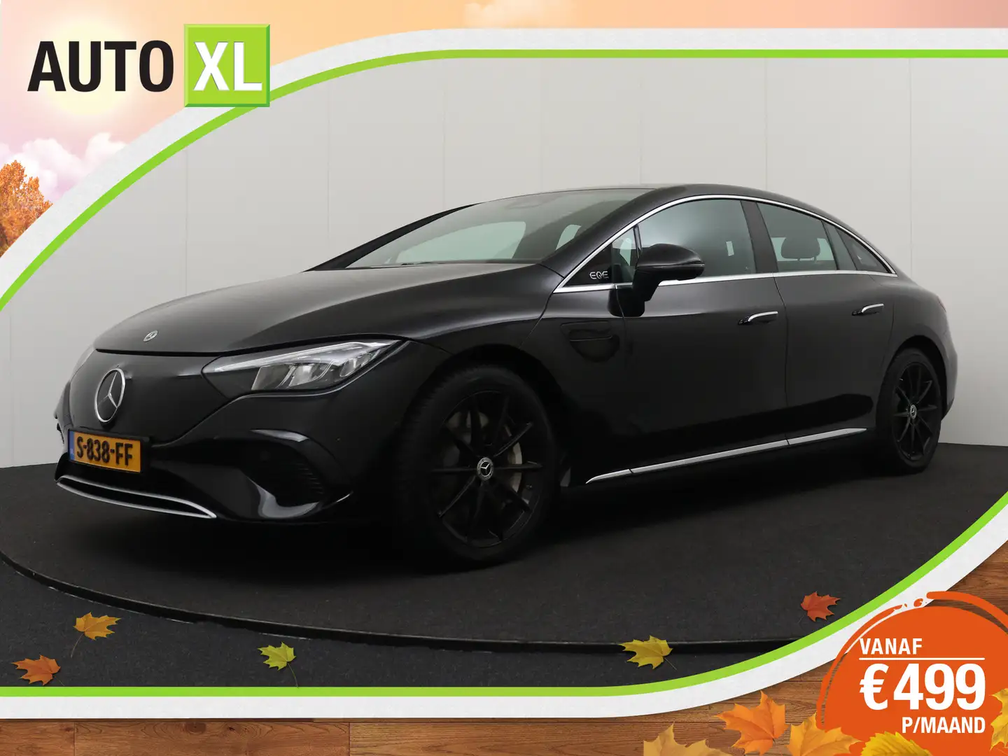 Mercedes-Benz EQE 300 Business Line 89 kWh Camera Adapt.Cruise Half-Lede Noir - 1
