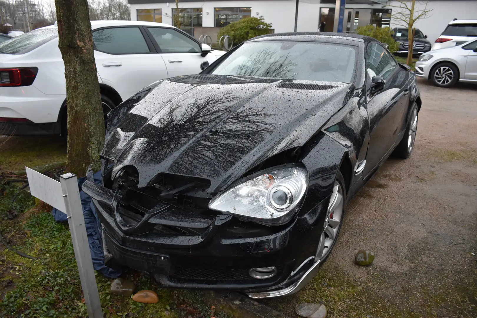 Mercedes-Benz SLK 350 SLK 350 UNFALL/TOTALSCHADEN"1.HAND"ORG. 42.496 KM" Schwarz - 2