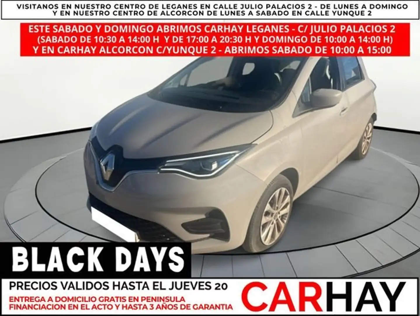 Renault ZOE INTENS 80 KW R110 BATERÍA 50KWH Grau - 1