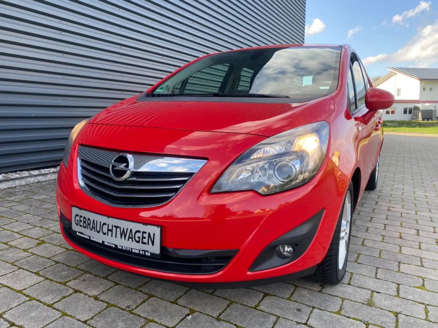 Opel Meriva B 1.7 16V CDTI Innovation Klima Navi AHK Kırmızı - 1