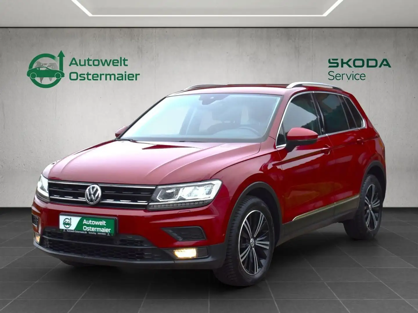 Volkswagen Tiguan 1.4 TSI DSG 4 Motion Sound*LED*Navi*ACC* Rot - 1