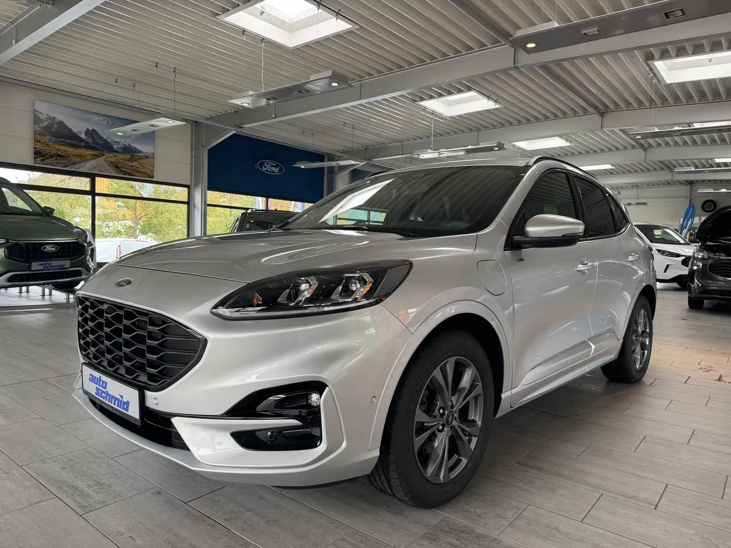 Ford Kuga Plug-In Hybrid ST-Line X + AHK + el.Heckkl. Plateado - 1