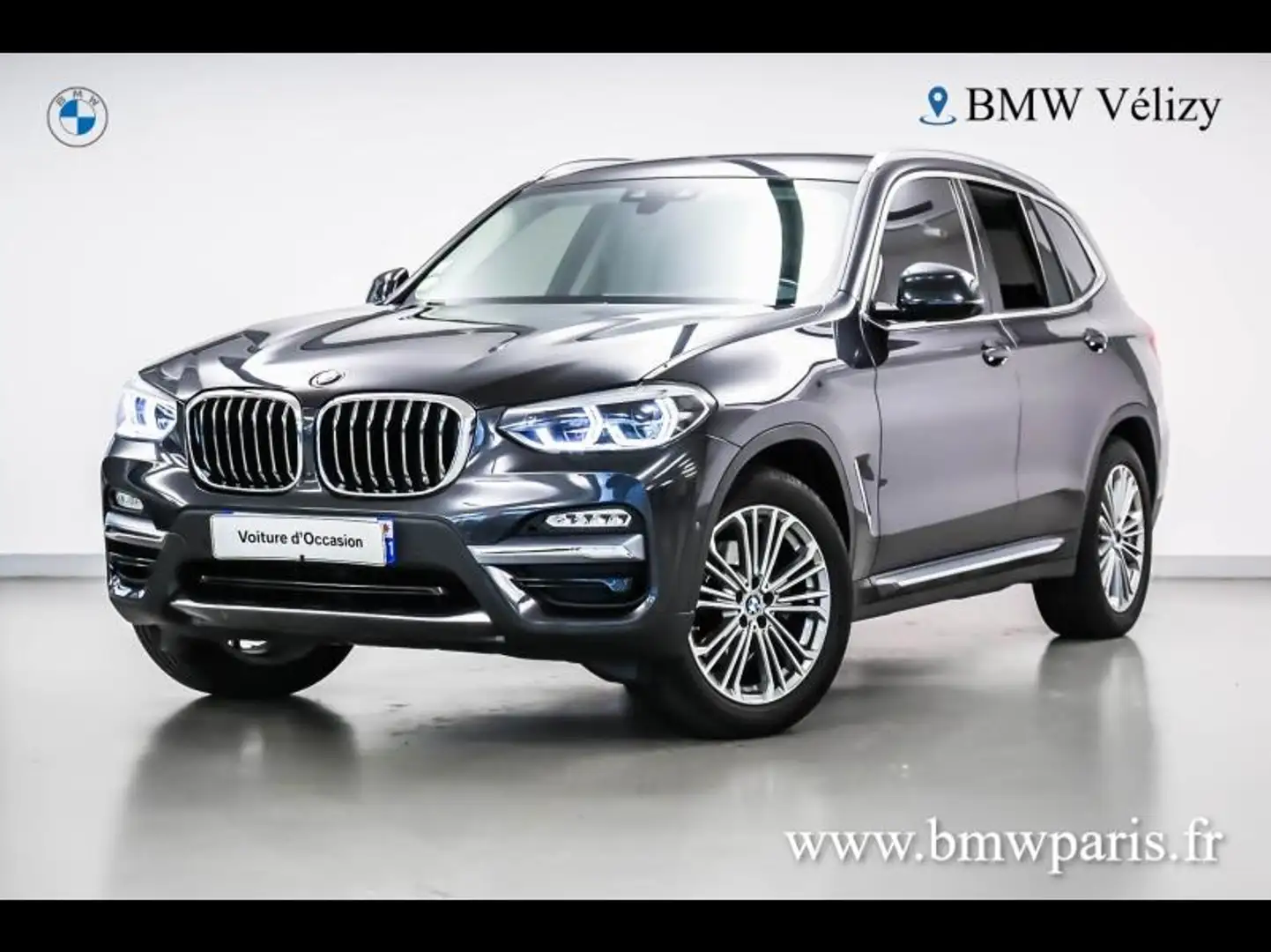 BMW X3 sDrive18dA 150ch Luxury Euro6c Gris - 1
