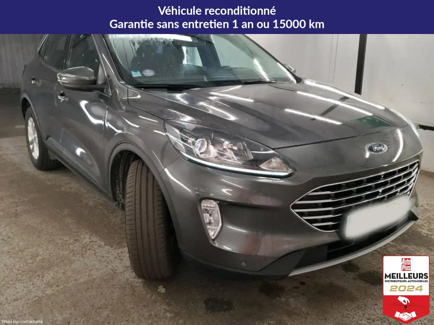 Ford Kuga Duratec 190 FlexiFuel FHEV E85 Powershift Titanium Grau - 2