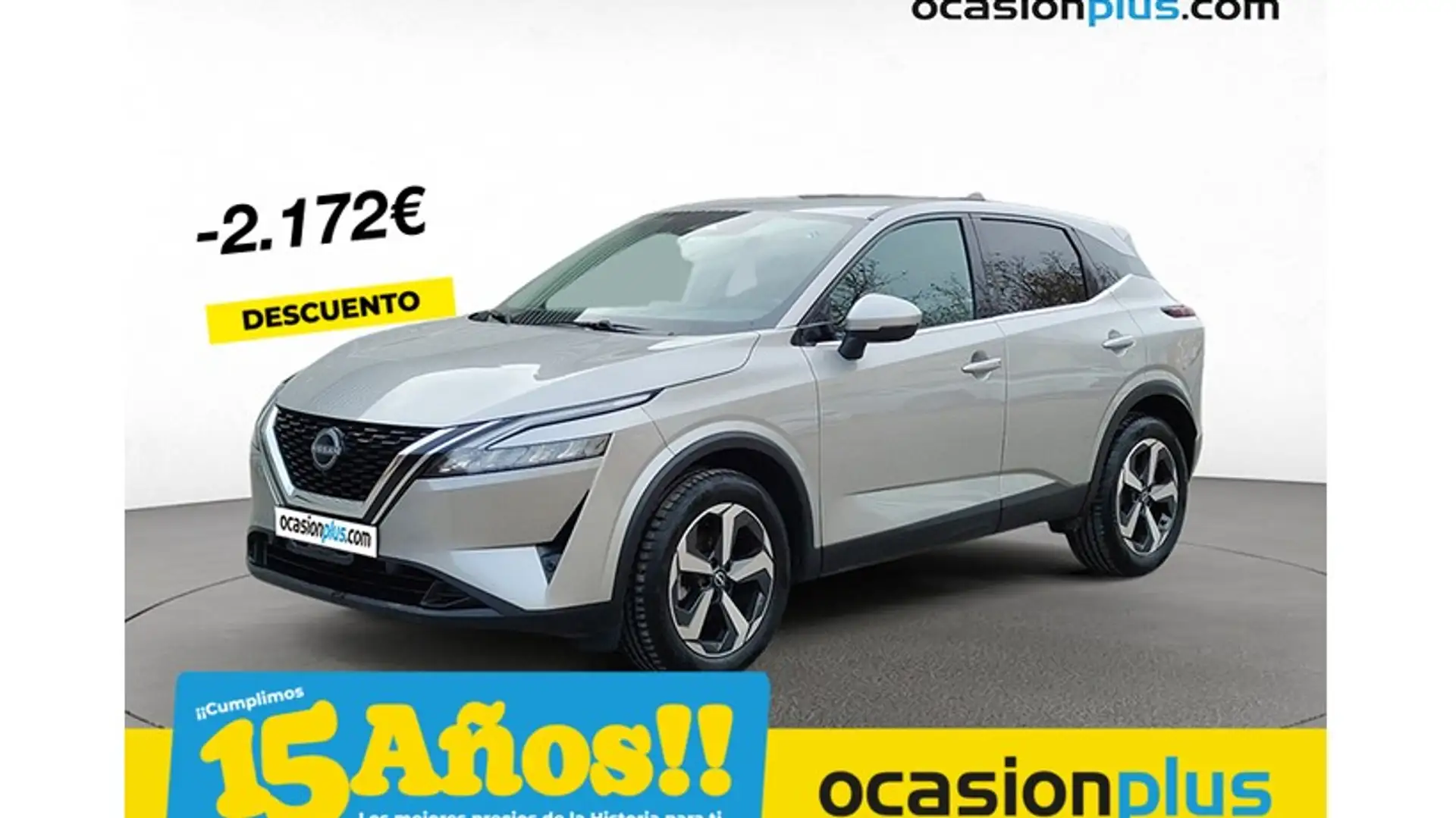 Nissan Qashqai 1.3 DIG-T mHEV 12V N-Connecta 4x2 103kW Zilver - 1