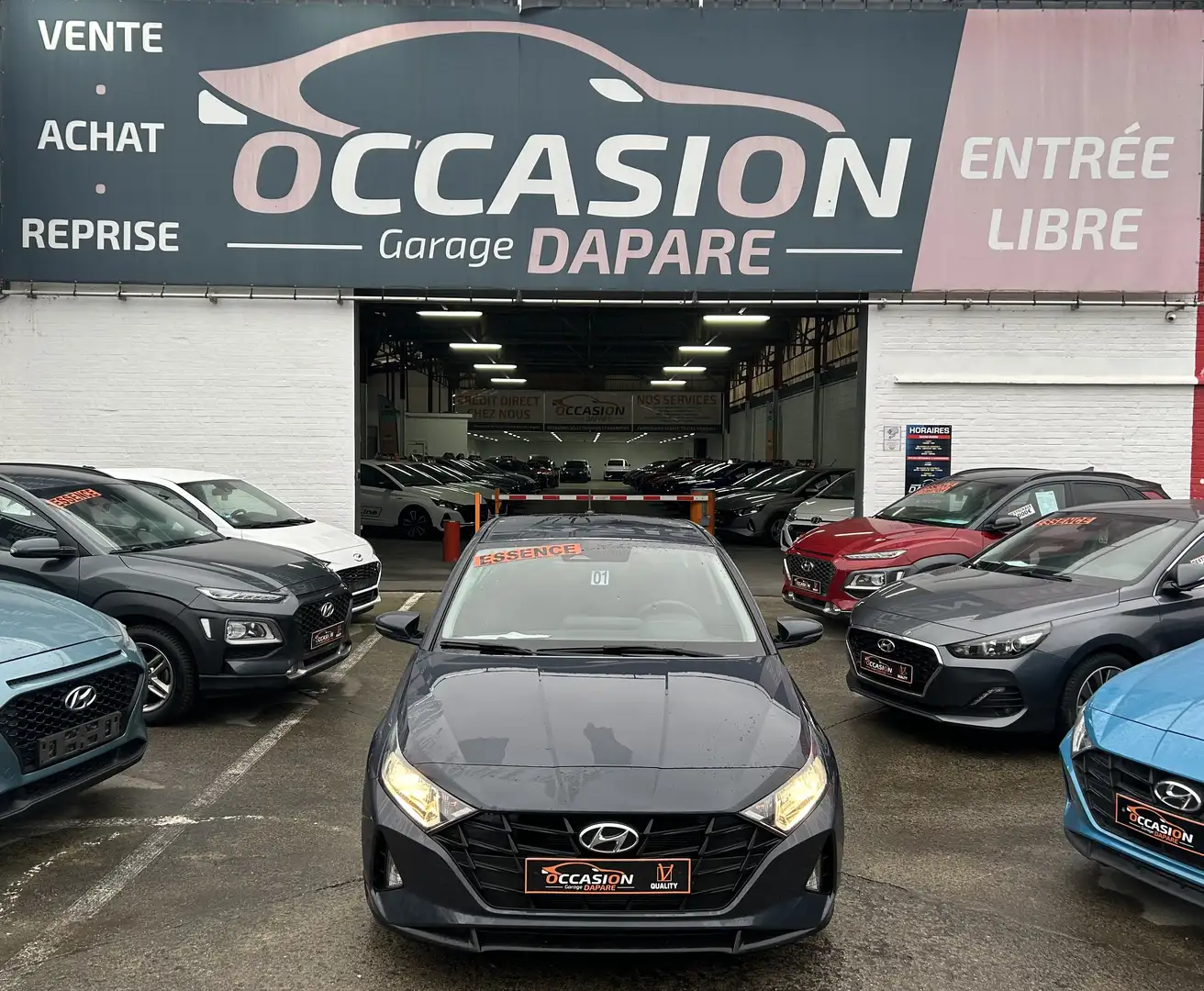 Hyundai i20 1.2i Air 84CV - 1ER PROPRIO - CARNET - Garantie Gris - 1